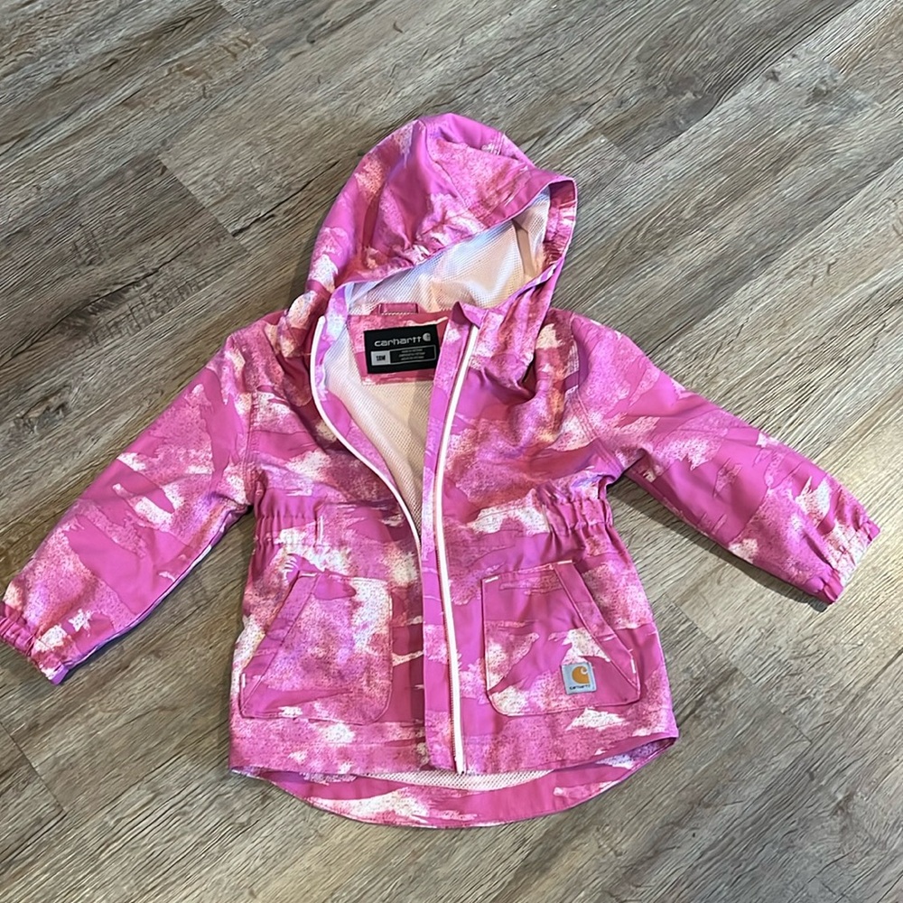 Like new toddler girls carhar thing zip up